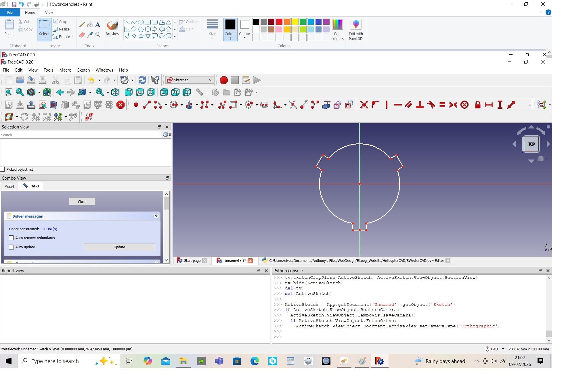 CCPM Swashplate sketch